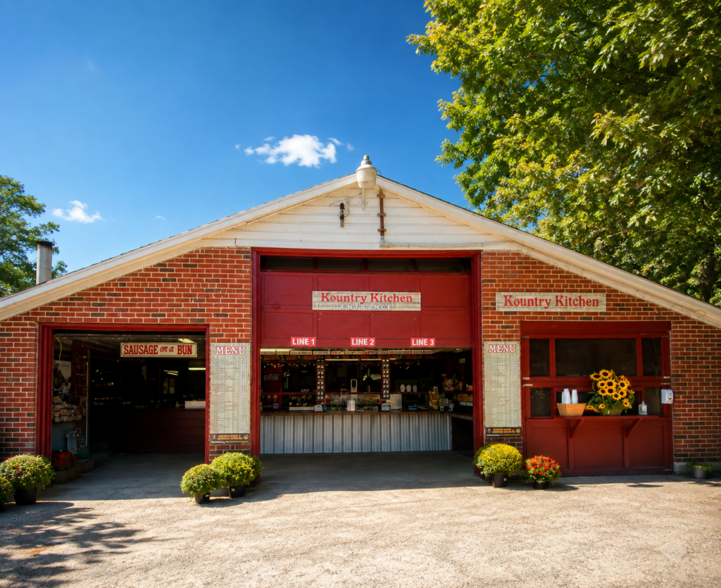 thiessen orchards kountry kitchen and snack shack in leamington ontario